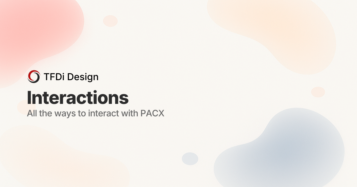 Interactions