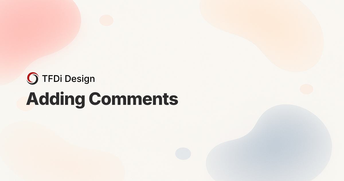 Adding Comments
